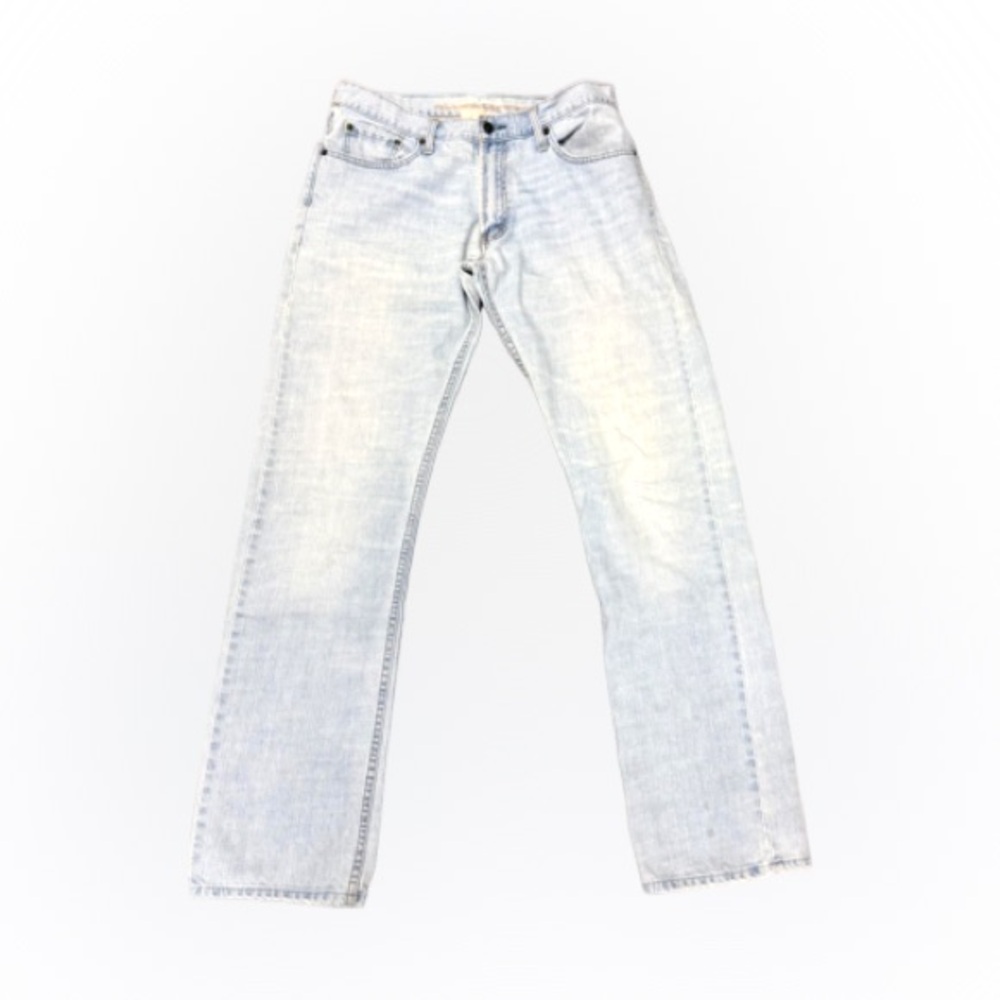 Men’s Levi’s Vintage 514’s White Tab-Green Writing Straight Leg 34”x 34”